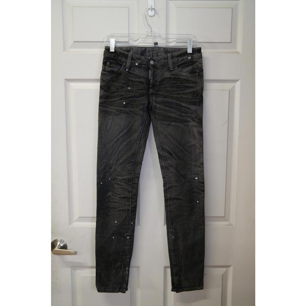 2010's Dsquared Embellished Skinny Jeans